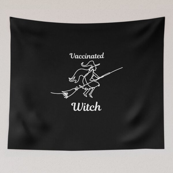Item preview, Vaccinated Witches | Halloween Style designed and sold by D-Shirt-More.