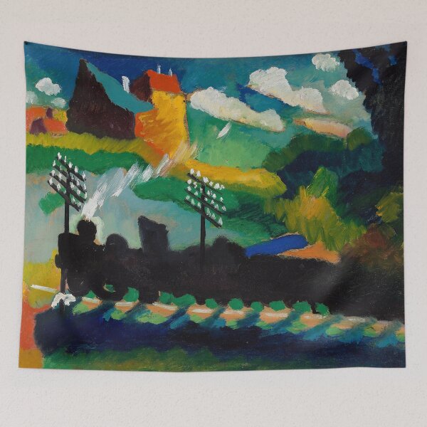 Item preview, Wassily Kandinsky "Railway near Murnau" designed and sold by sunny-007.
