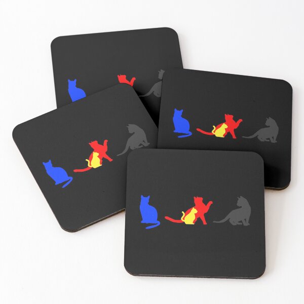 Item preview, Polyamory Cats. Polyamorous Pride designed and sold by Subtle Pride Shop.