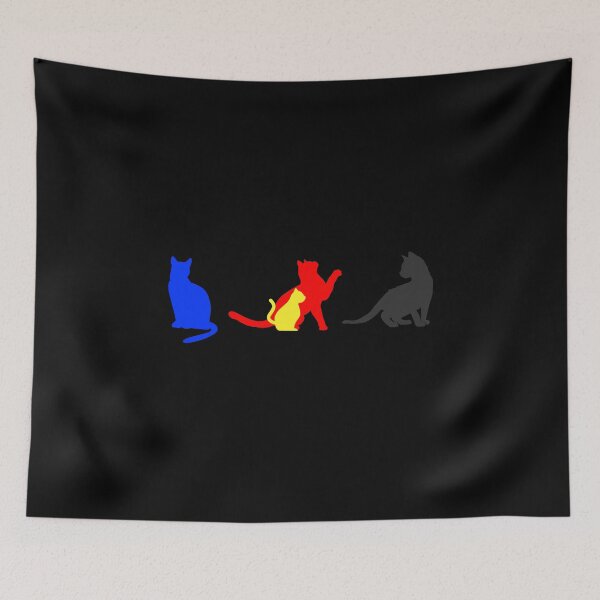 Item preview, Polyamory Cats. Polyamorous Pride designed and sold by Subtle Pride Shop.