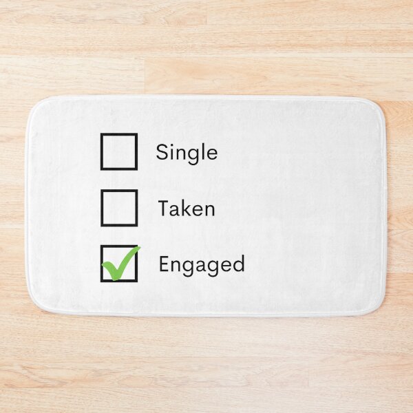 Item preview, Single Taken Engaged designed and sold by Amine-Creation.