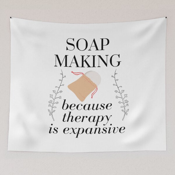 Item preview, Soap Making Because Therapy Is Expansive funny T-shirt men gift women gift designed and sold by InnovantDesigns.
