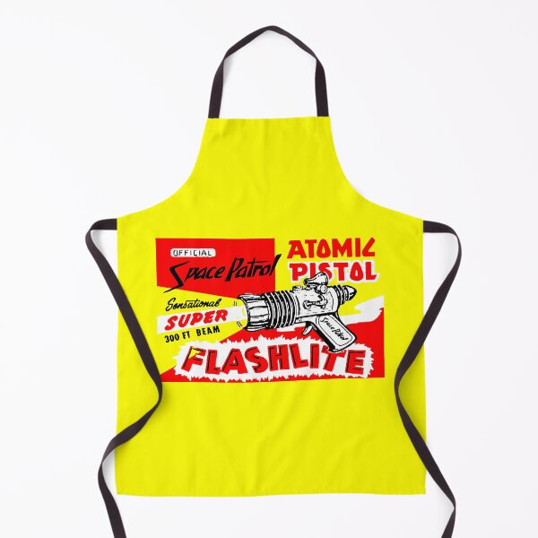 Item preview, SPACE PATROL ATOMIC PISTOL FLASHLITE - BOX ART designed and sold by ThrowbackAds.