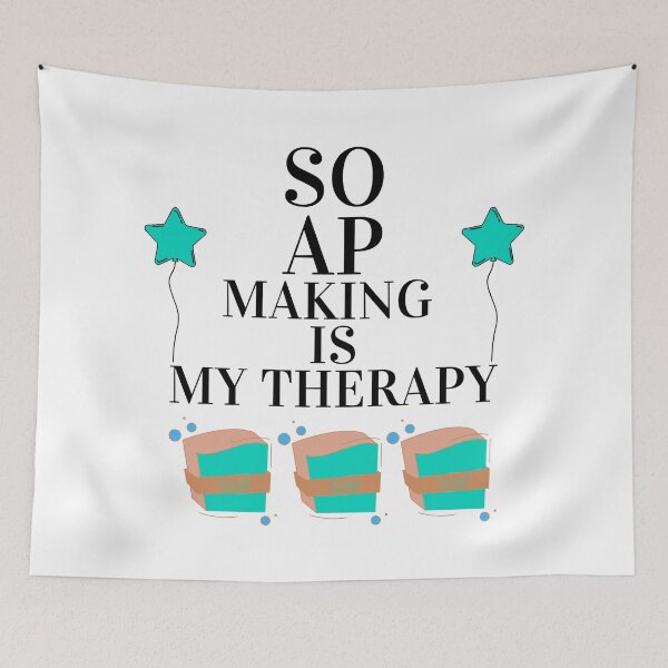 Item preview, Soap Making Is My Therapy funny T-shirt men gift women gift designed and sold by InnovantDesigns.