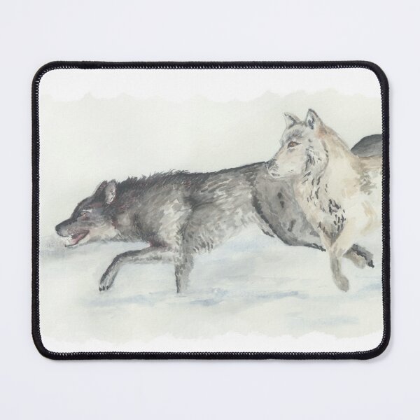 Item preview, Wolves on snow designed and sold by Luke Barclay.
