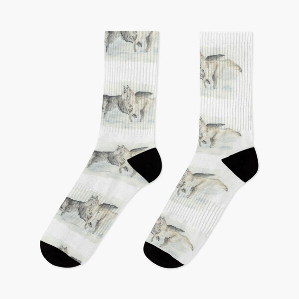 Item preview, Wolves on snow designed and sold by Luke Barclay.