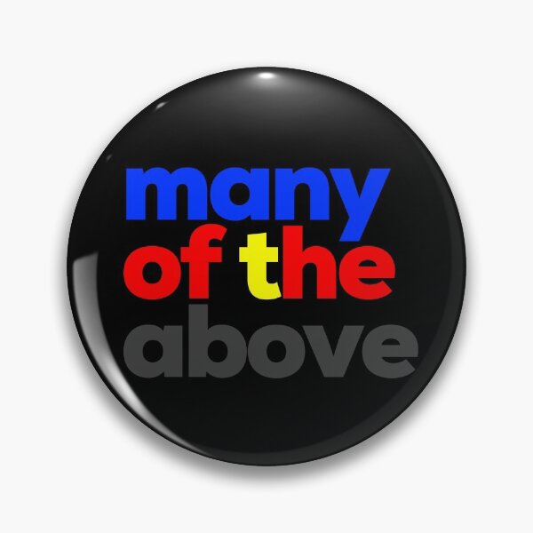 Item preview, Many of the Above. Polyamorous Pride designed and sold by Subtle Pride Shop.
