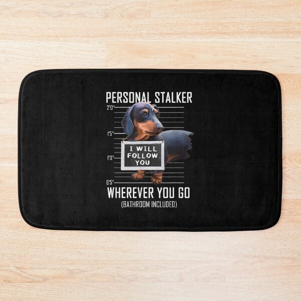 Item preview,  Personal Stalker Dachshund Will Follow Mugshot designed and sold by donnagia.