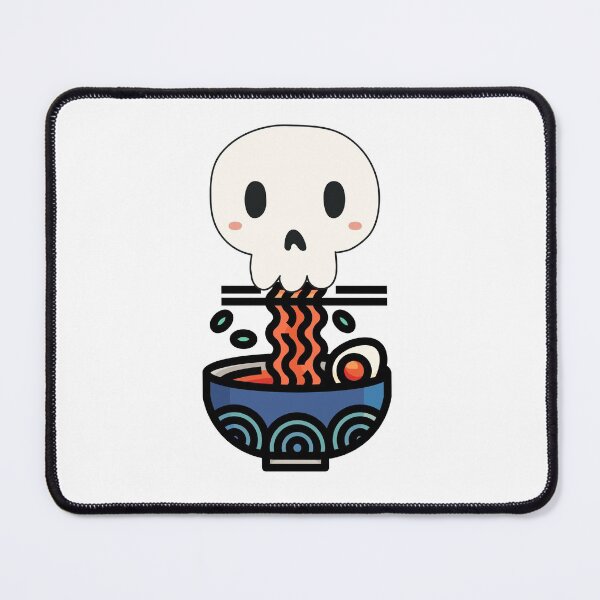 Item preview, Kawaii Japanese Anime Skeleton Ramen - Soup Noodles designed and sold by Digitalme Designs.