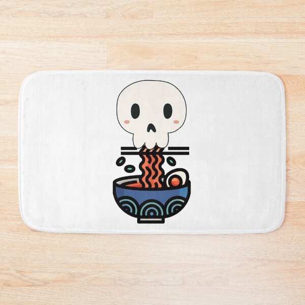 Item preview, Kawaii Japanese Anime Skeleton Ramen - Soup Noodles designed and sold by Digitalme Designs.