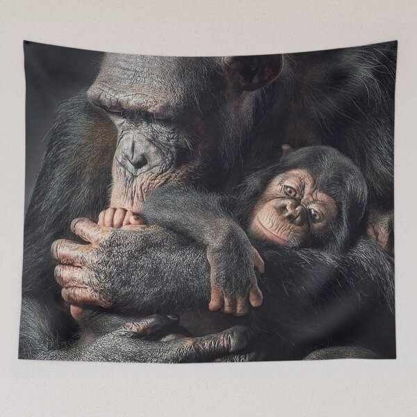 Item preview, Chimpanzee Mother and Child designed and sold by Maddie4Real.