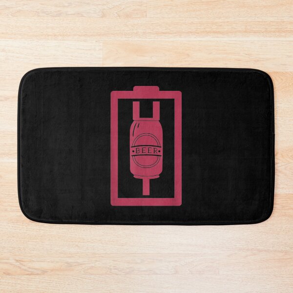 Item preview,  Beer Battery Empty Heartbeat Party Drinking designed and sold by donnagia.