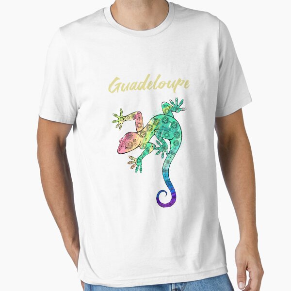 Item preview, Guadeloupe Stylized Gecko designed and sold by Olympique1359.