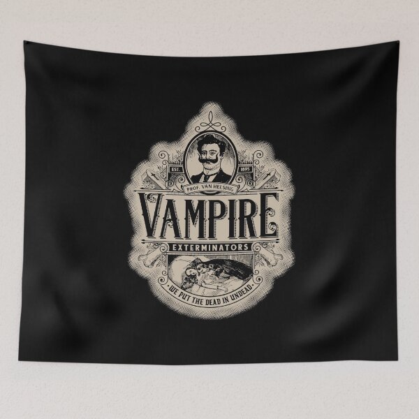 Item preview, Vampire Exterminator-tan on dark designed and sold by Scott Banks.