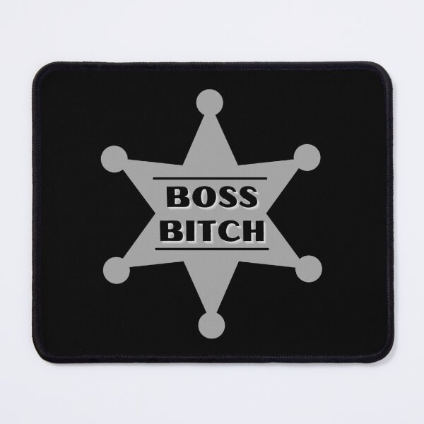 Item preview, Boss Bitch Gray Badge - National Boss Day and International Womens Day designed and sold by CaitU.