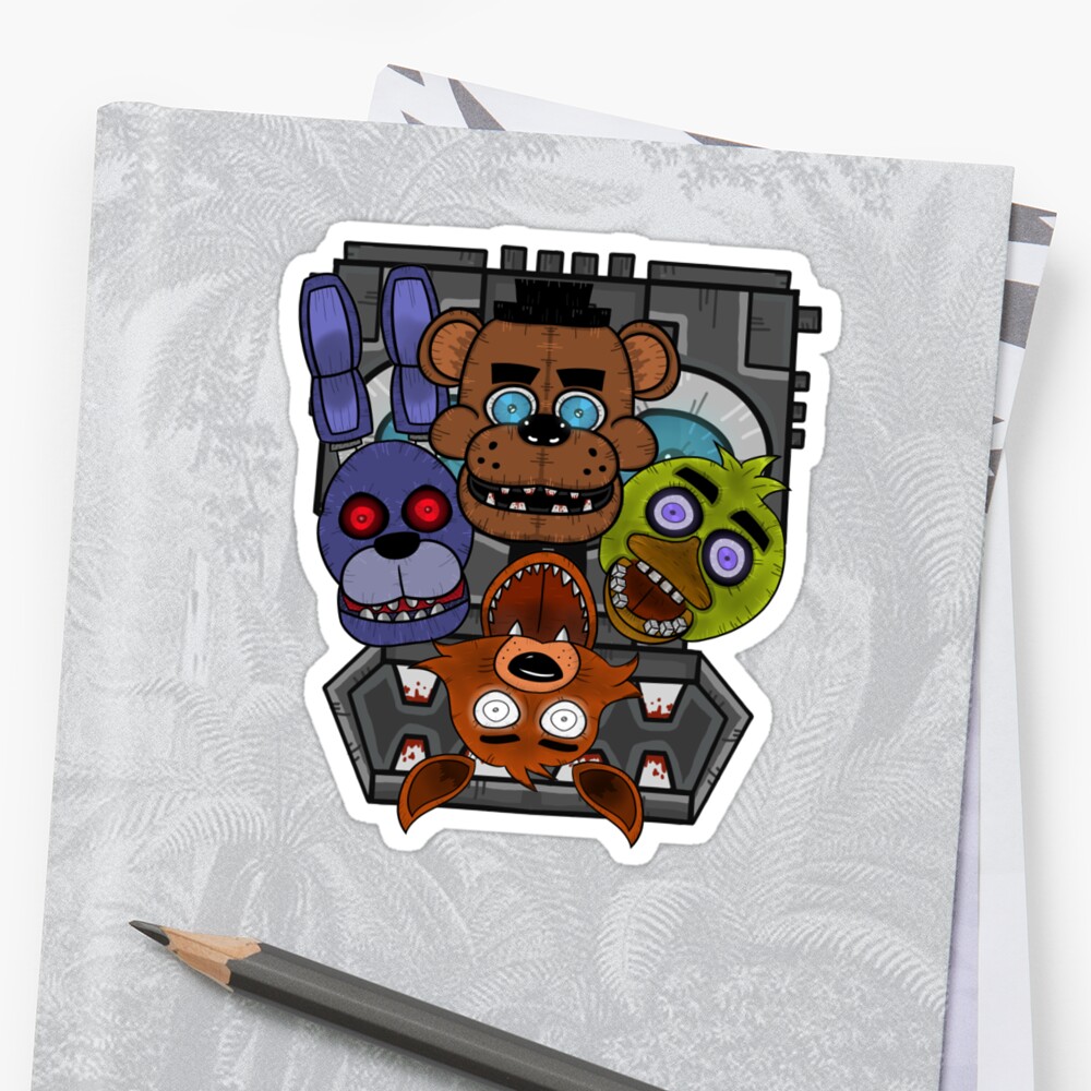 "Five Nights at Freddy's" Stickers by Colin Doyle | Redbubble