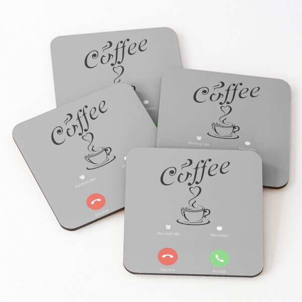 Item preview, Coffee Call Time  designed and sold by Bee-Keej8.