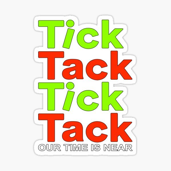 Item preview, "TICK TACK, TICK TACK" designed and sold by RodVicenteArt.