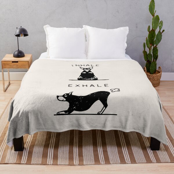 Aperçu de l'œuvre Inspirer expirer Pinscher créée et vendue par Huebucket.