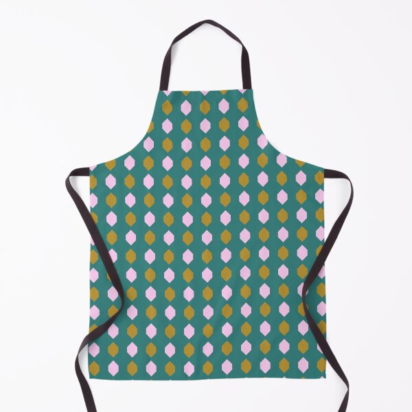 Item preview, Diamond pattern in cotton candy pink and mustard yellow on lagoon blue designed and sold by Ninaeva.
