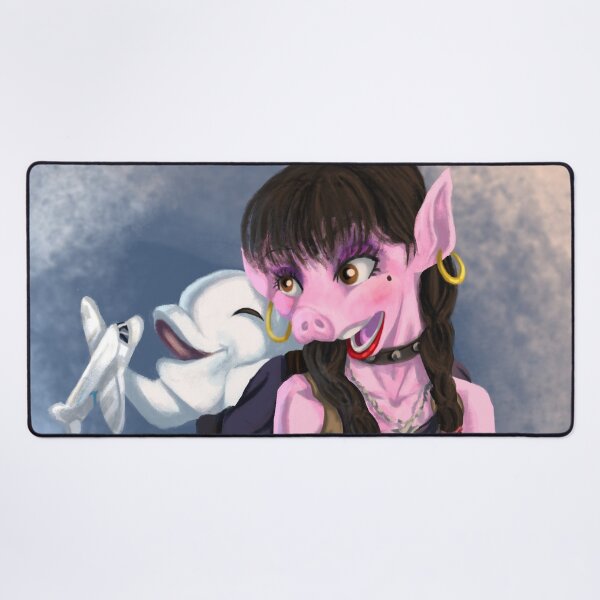 Item preview, Zia the little pig and the Beluga designed and sold by NinaTheBlobfish.