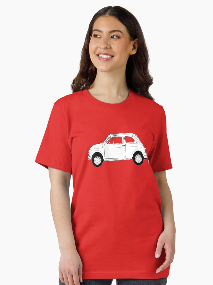 Thumbnail 2 of 7, Essential T-Shirt, Fiat 500 Vintage Car designed and sold by thedrumstick.