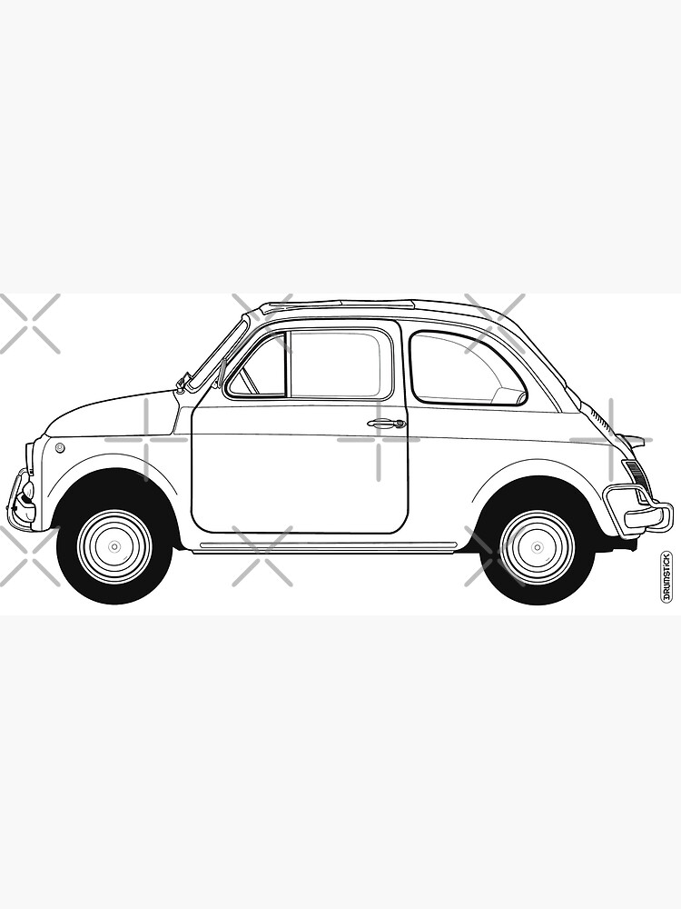 Fiat 500 Vintage Car by thedrumstick