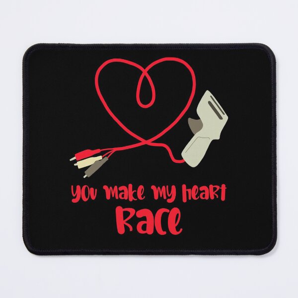 Item preview, You Make My Heart Race Cute Valentine Slot Car Racing Gift designed and sold by JokeGysen.