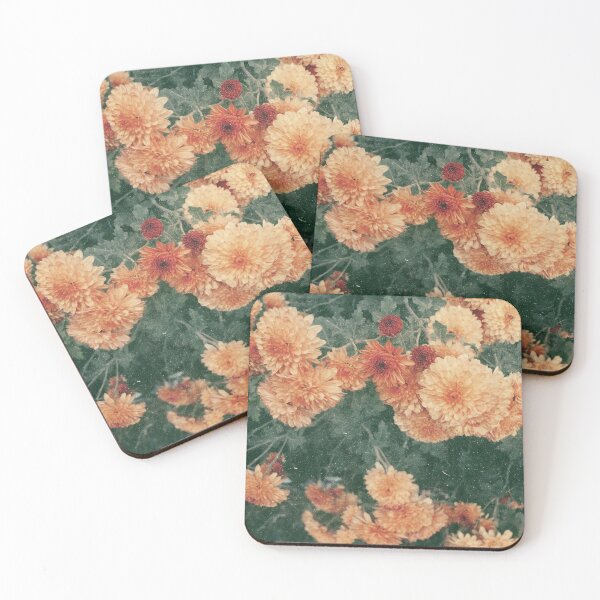 Item preview, Vintage autumn flowers, orange designed and sold by Cat Print.