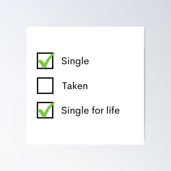 Item preview, Single Taken Single For Life designed and sold by Amine-Creation.