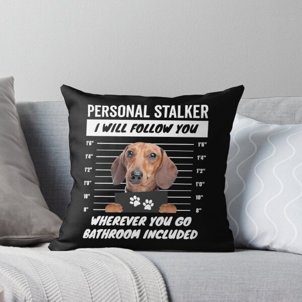 Item preview, Personal Stalker Dotson Dog – Dachshund designed and sold by More Cute Dogs.