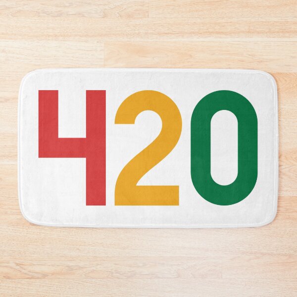 Item preview, 420 Typography (Rasta Colours) designed and sold by John Uttley.