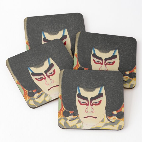 Item preview, Classical Japanese Art: Actor Ichikawa Sadanji II as Narukami Shōnin by Natori Shunsen designed and sold by Naturalist Prints.