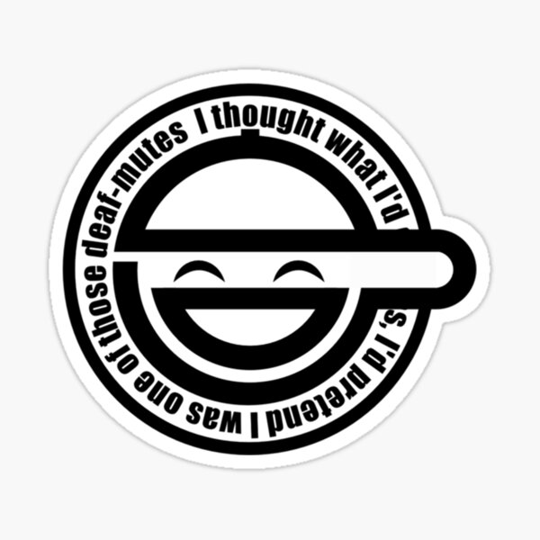 Item preview, Ghost in the Shell - Laughing Man Mono Logo Classic  designed and sold by ExtraAvenue.