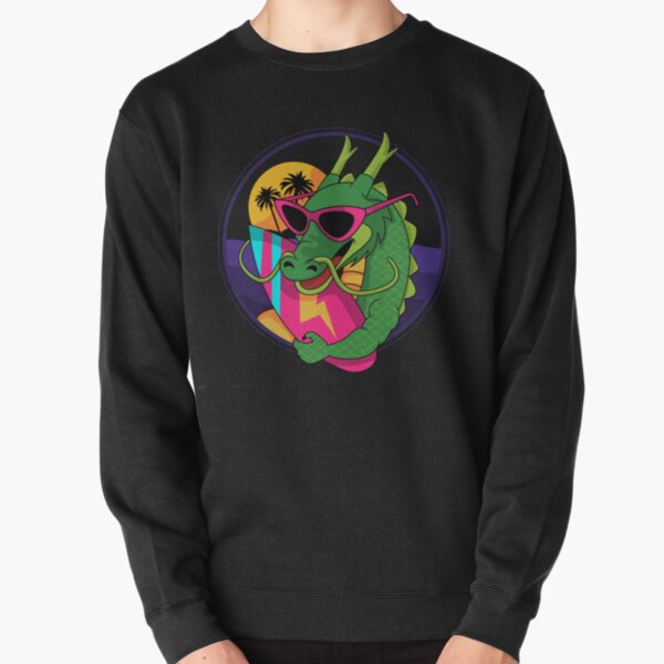 Surfer Dragon Pullover Sweatshirt