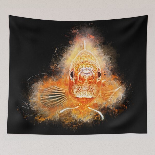 Item preview, Flame red honey gourami - Colisa chuna designed and sold by AquariumLutter.