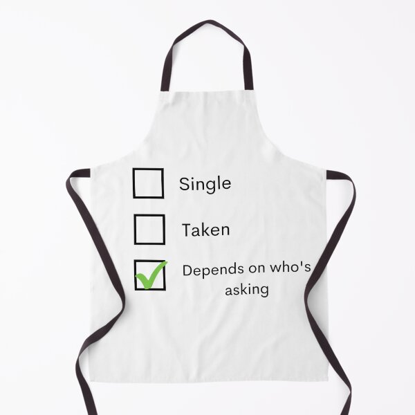 Item preview, Single Taken Depends On Who's Asking designed and sold by Amine-Creation.