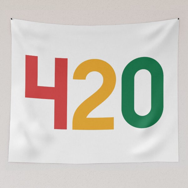 Item preview, 420 Typography (Rasta Colours) designed and sold by John Uttley.