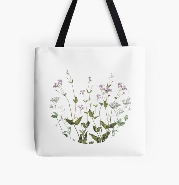 Stop and smell the flowers All Over Print Tote Bag