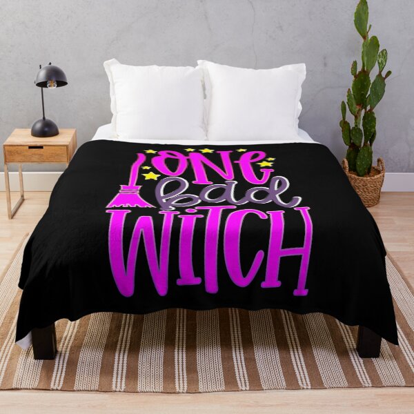 Item preview, One Bad Witch Halloween Themed Women's designed and sold by chris-ellis-art.