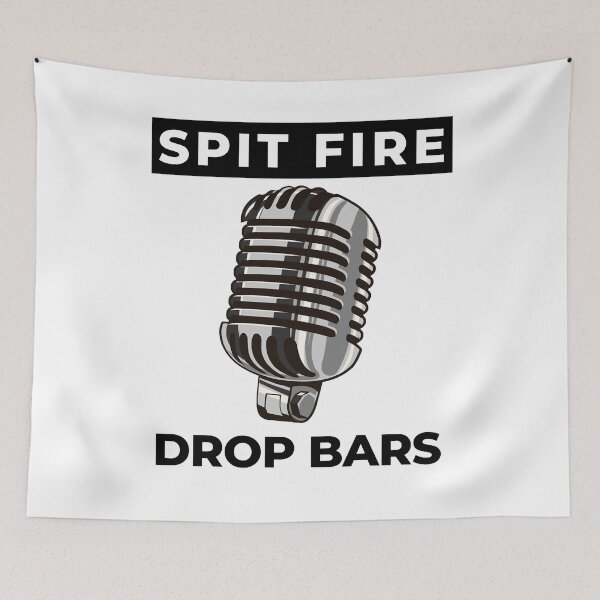 Item preview, Music Retro Spit Fire- Drop Bars Hip Hop Cool Graphic Gift designed and sold by JerodMraz741.