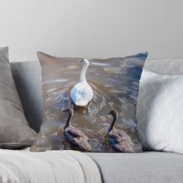 Item preview, Beautiful swan familiy with nestlings in lake designed and sold by Stanciuc.