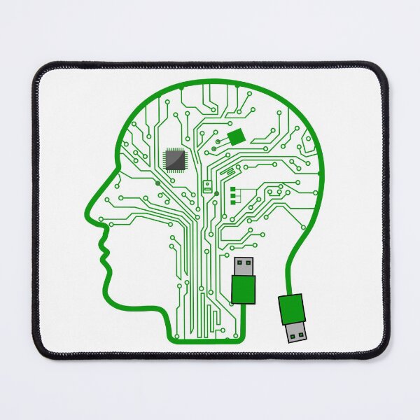 Item preview, Computer CPU Brain Shaped PCB Boards Layout for Nerds designed and sold by EngineersArt.