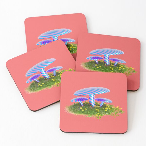 Item preview, Pink Striped Mushrooms designed and sold by bradm50.