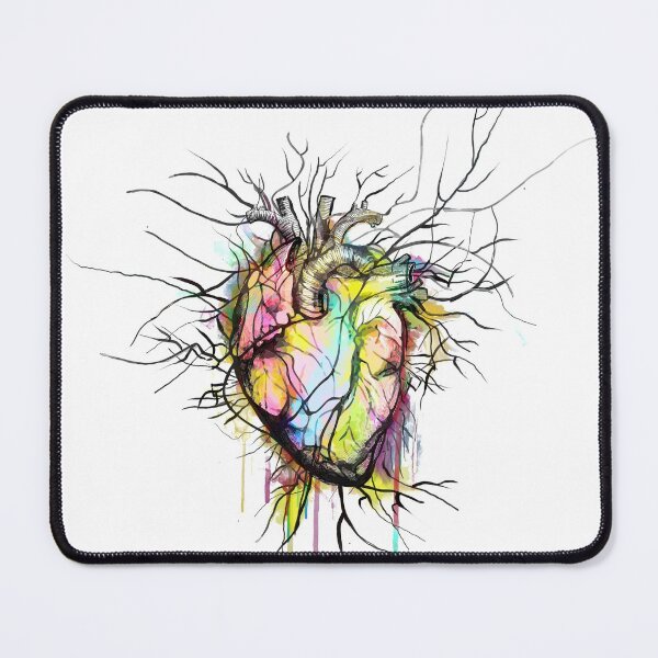 Item preview, Heart Human Anatomy artery colorfull designed and sold by Collagedream.
