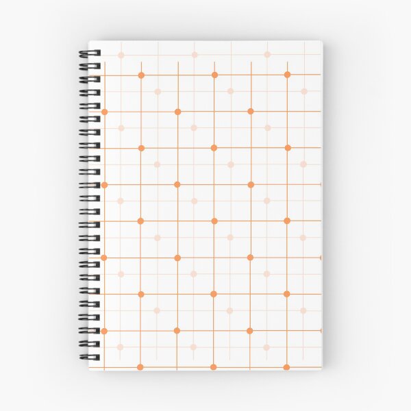 Item preview, Two color dot and lines simple pattern in peach and orange designed and sold by Celey-shop.
