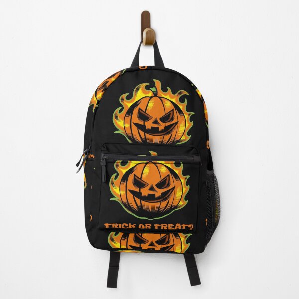Item preview, Flaming Pumpkin Trick or Treat designed and sold by TeesbyGinyard.