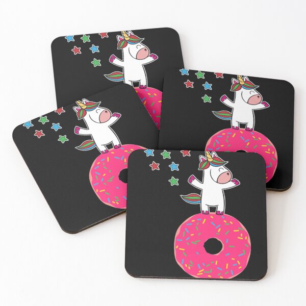 Item preview, Unicorn Donut Dancing Star Dust designed and sold by Feather021.