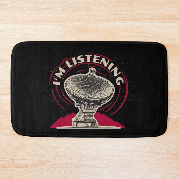 Item preview, I'm Listening - Radio Astronomer, Alien Hunter for Signs of Life in Space  designed and sold by GiHek800m.
