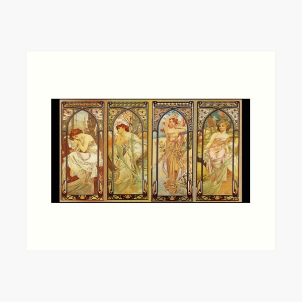 Aperçu de l'œuvre Alphonse Mucha est adorable créée et vendue par poojav96pmf.